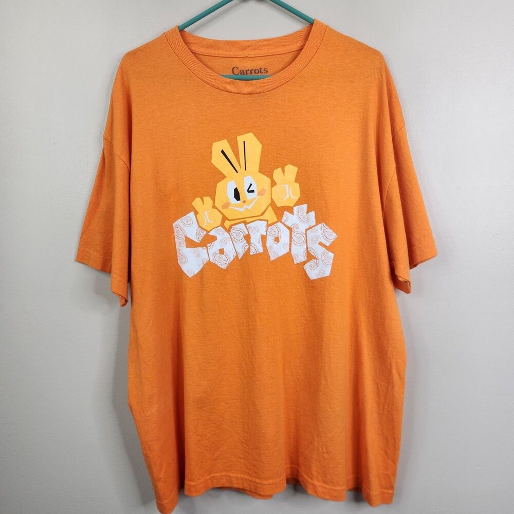 Carrots By Anwar Carrots Wordmark Farms Mens SS Paisley Graphic Tee XL